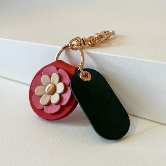 Blossom 皮革鑰匙圈