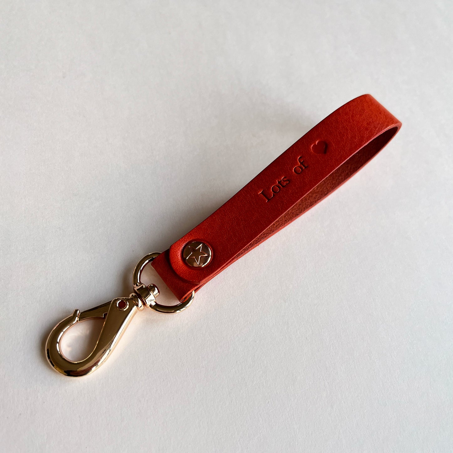 Florence 皮革鑰匙圈