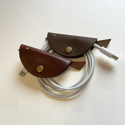 小飛鳥皮革集線器 /電線收納/捲線器