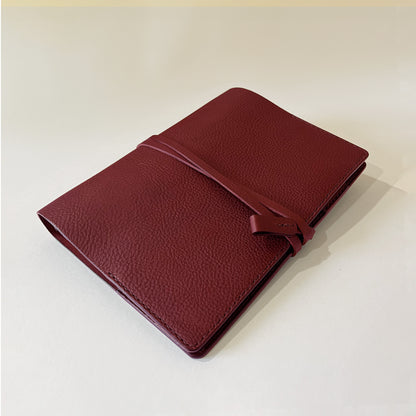 艾曼紐 A5 皮革六孔活頁筆記本封套 Espresso