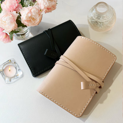 艾曼紐 A6 皮革筆記本封套 橡木白