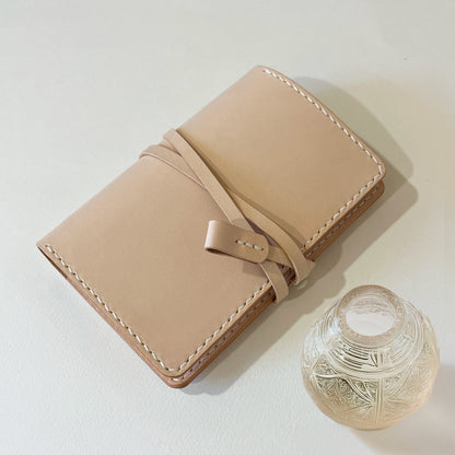 艾曼紐 A6 皮革筆記本封套 橡木白