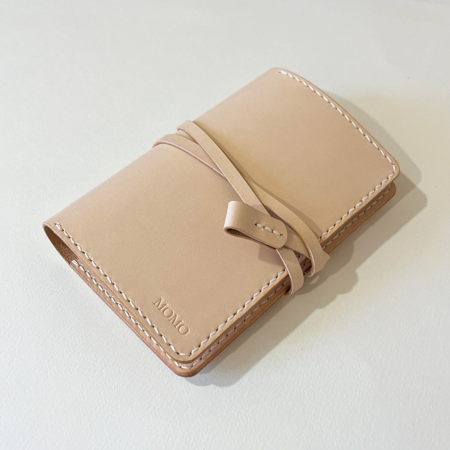 艾曼紐 A6 皮革筆記本封套 橡木白