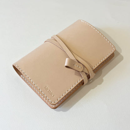 艾曼紐 A6 皮革筆記本封套 橡木白