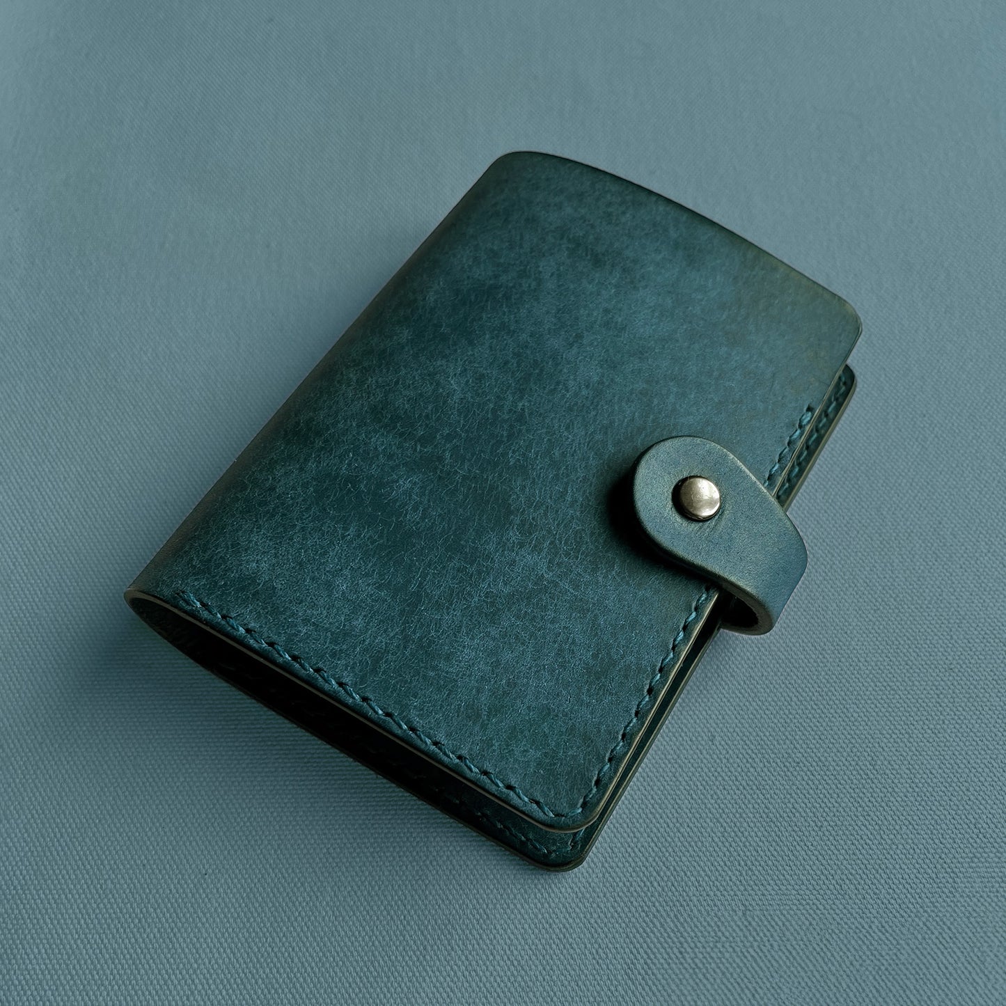 Accademia 皮革護照夾  古典紅絲絨