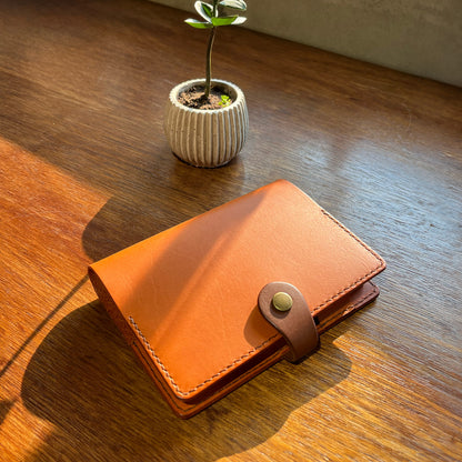 Accademia A6 皮革筆記本封套 橡木果實棕