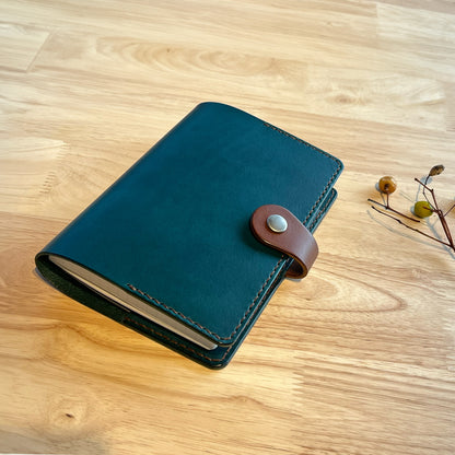 Accademia A6 皮革筆記本封套 橡木果實棕