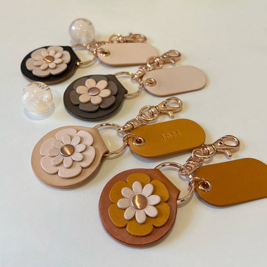 Blossom  皮革鑰匙圈