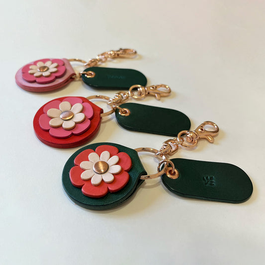 Blossom  皮革鑰匙圈