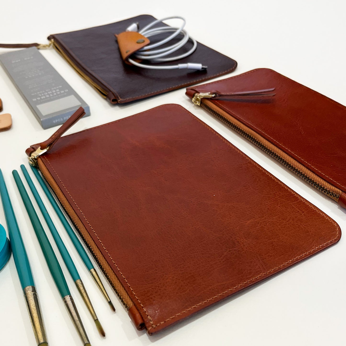 CARRY 皮革收納袋 / 皮革筆袋