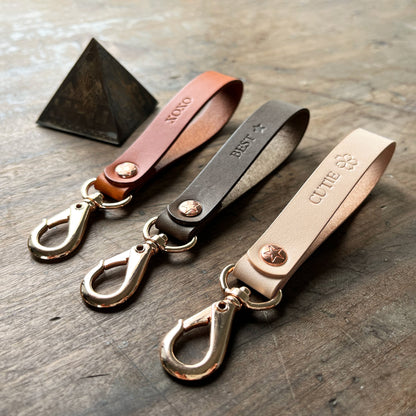 Florence 皮革鑰匙圈