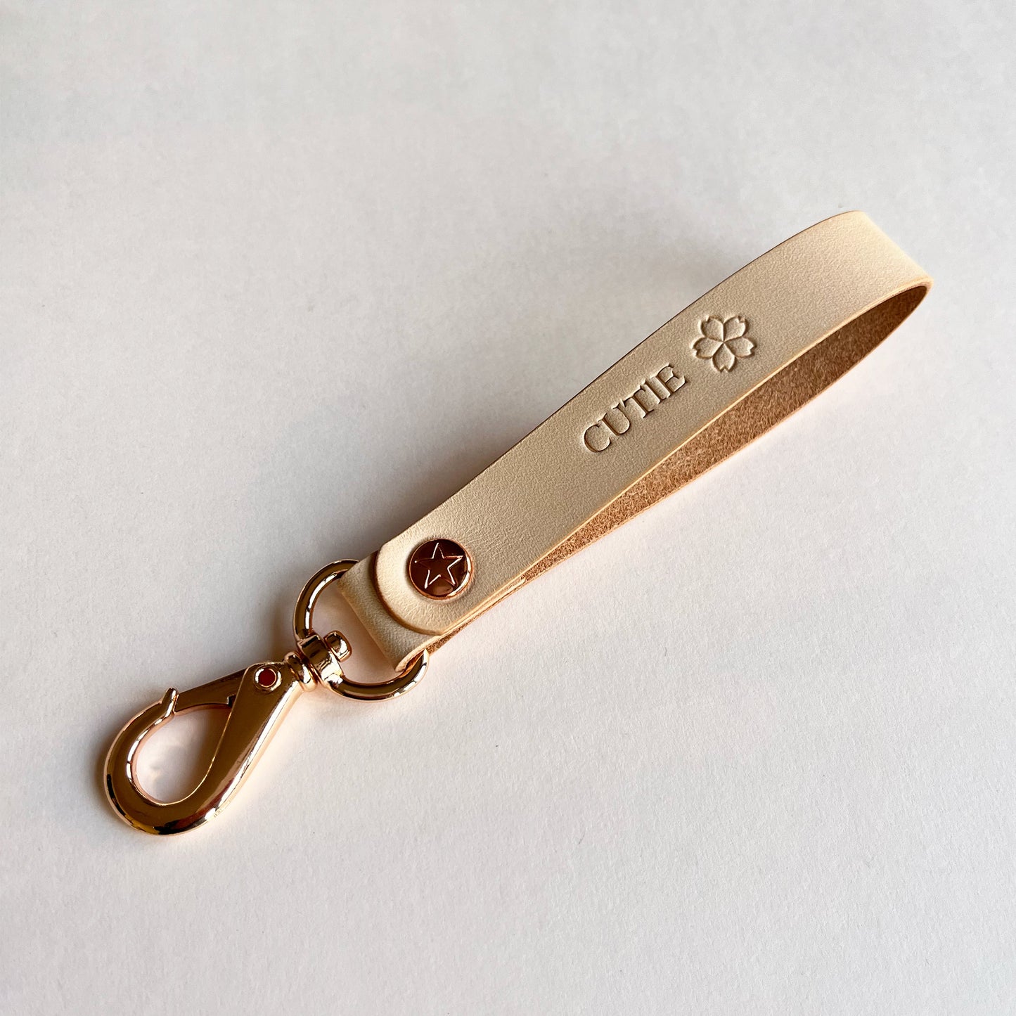 Florence 皮革鑰匙圈