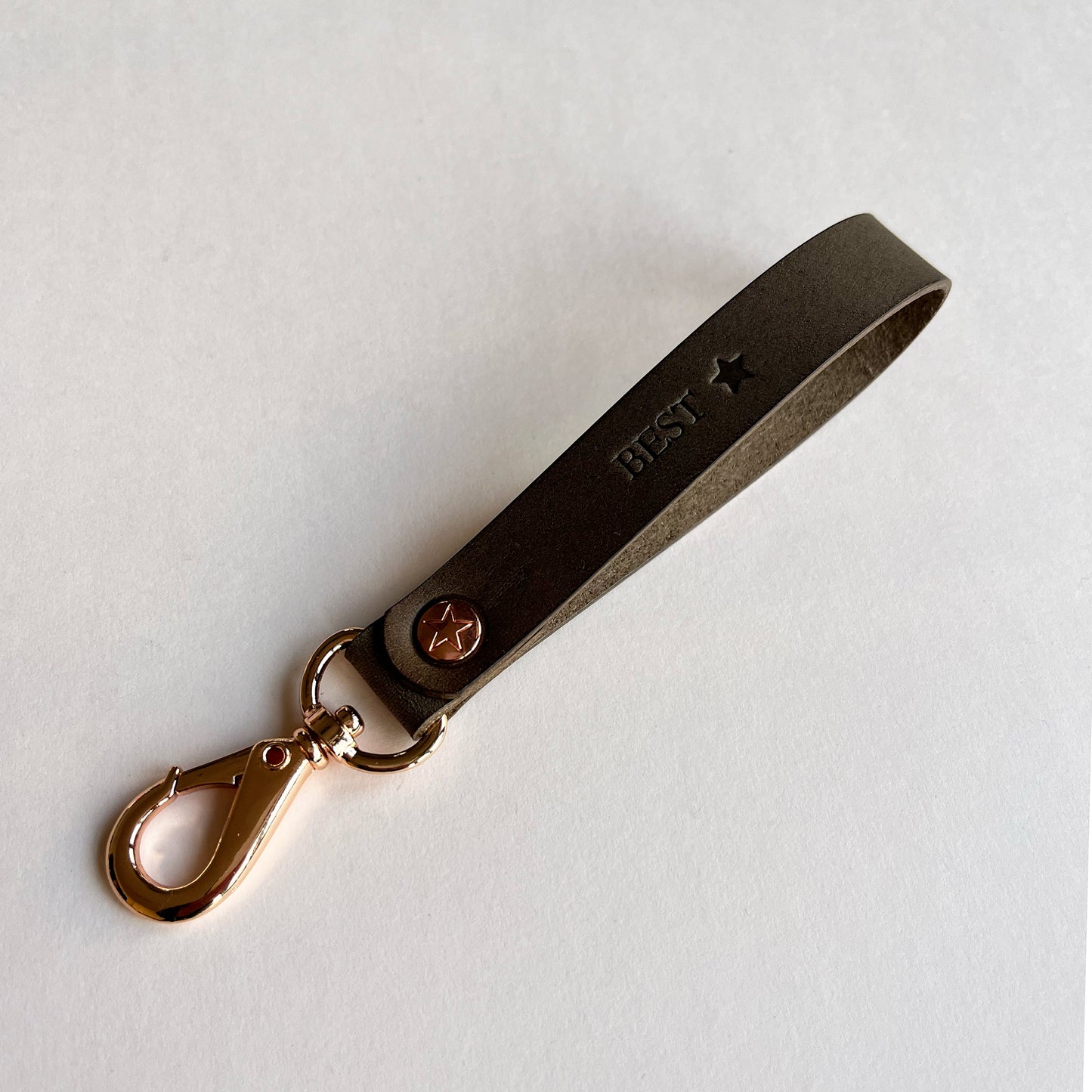 Florence 皮革鑰匙圈