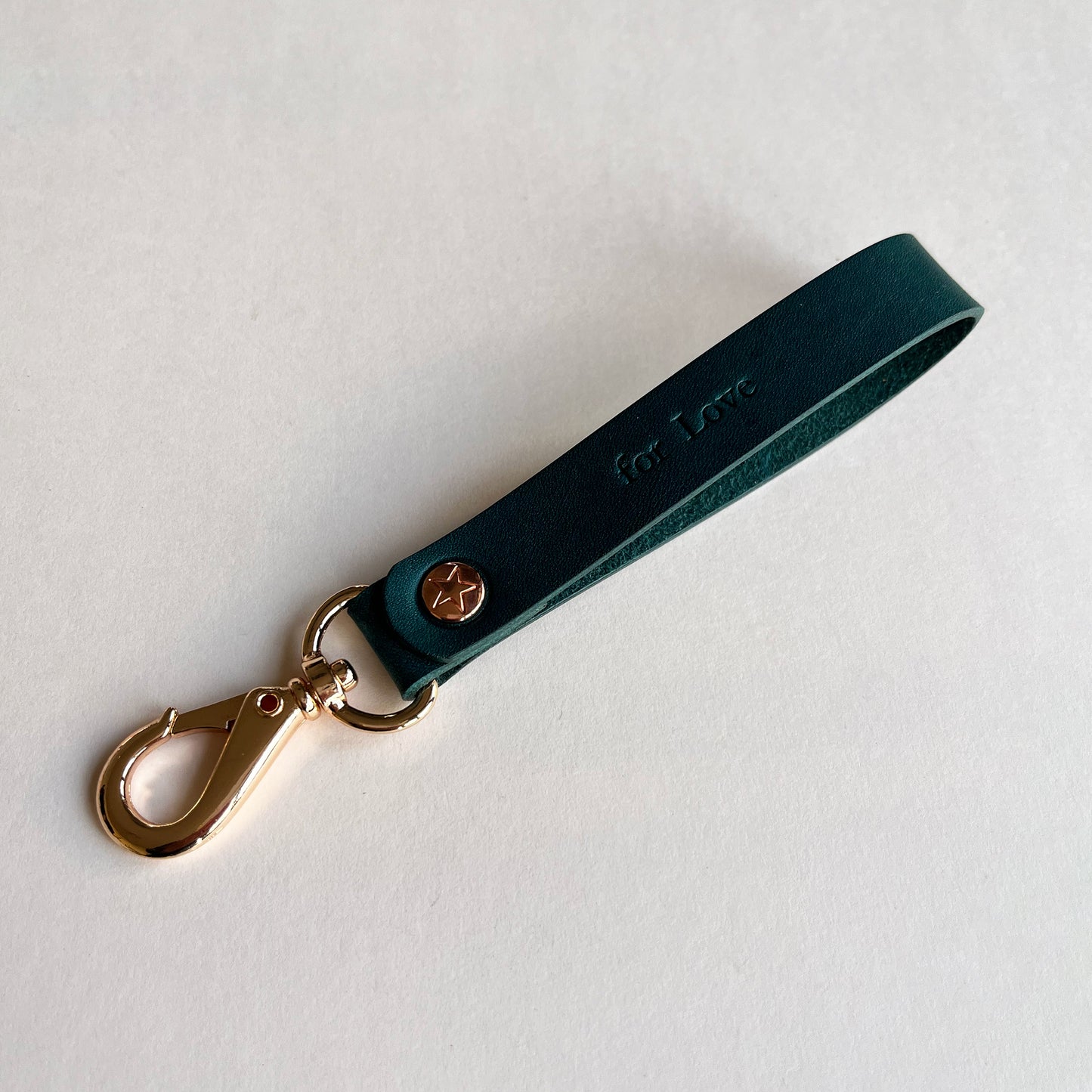 Florence 皮革鑰匙圈