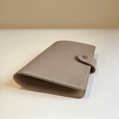 Granada  皮革護照夾/護照套/植鞣革 -岩灰色/海軍藍