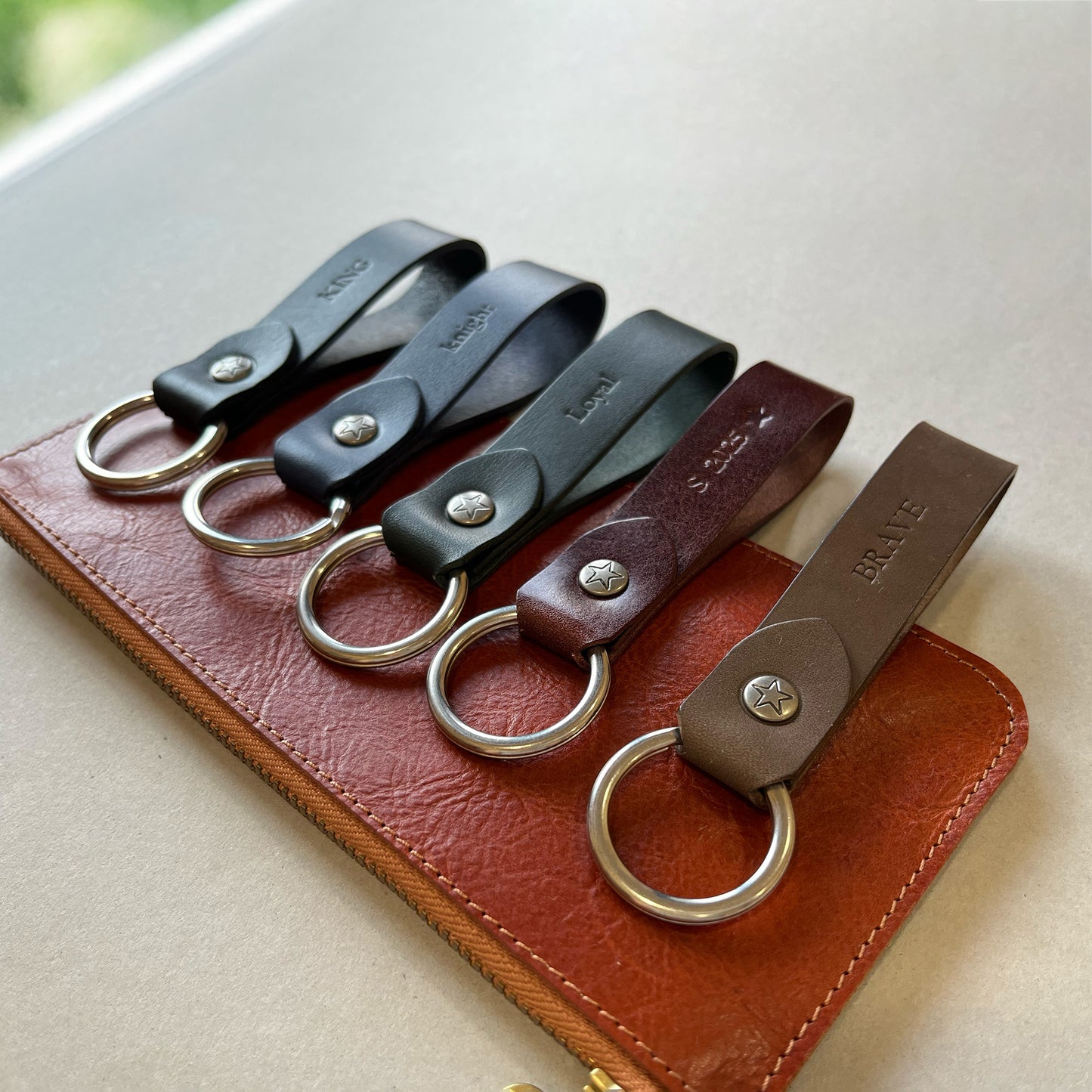 Kingsman 皮革鑰匙圈