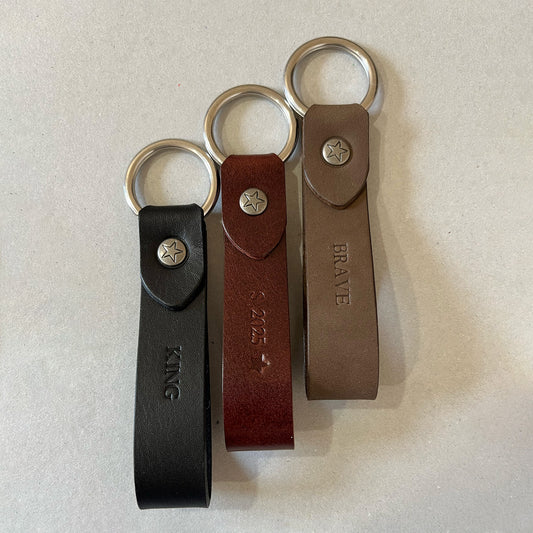 Kingsman 皮革鑰匙圈