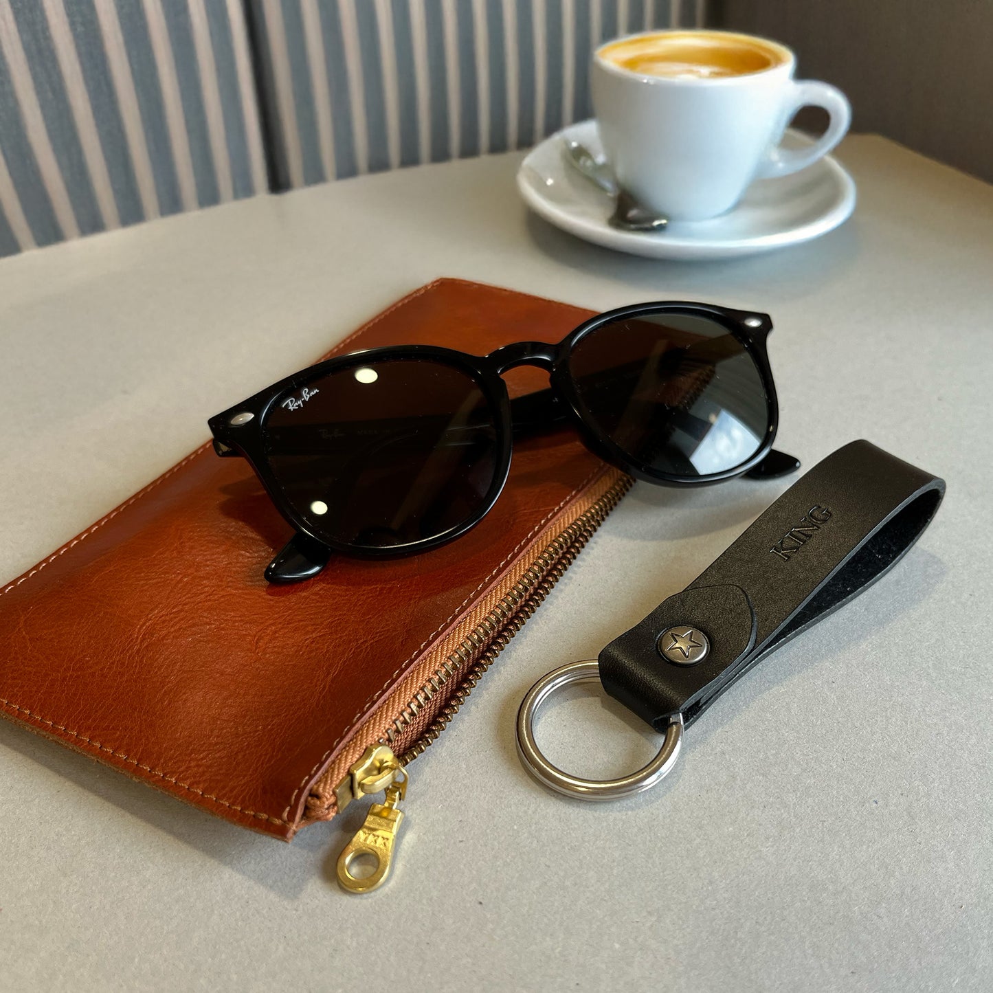 Kingsman 皮革鑰匙圈