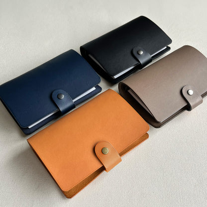 Kyoto A7 皮革六孔活頁筆記本封套 航海藍/石墨黑 /岩灰色/自然棕