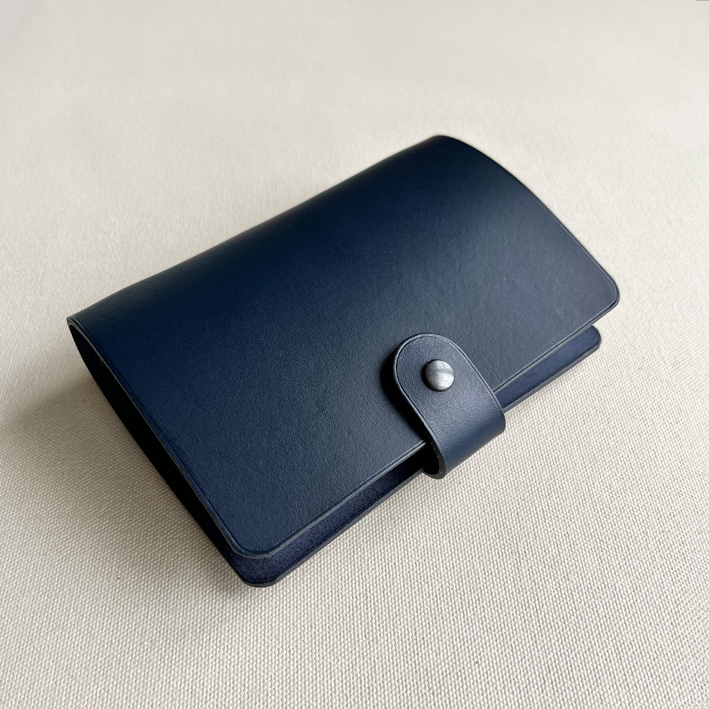 Kyoto A7 皮革六孔活頁筆記本封套 航海藍/石墨黑 /岩灰色/自然棕