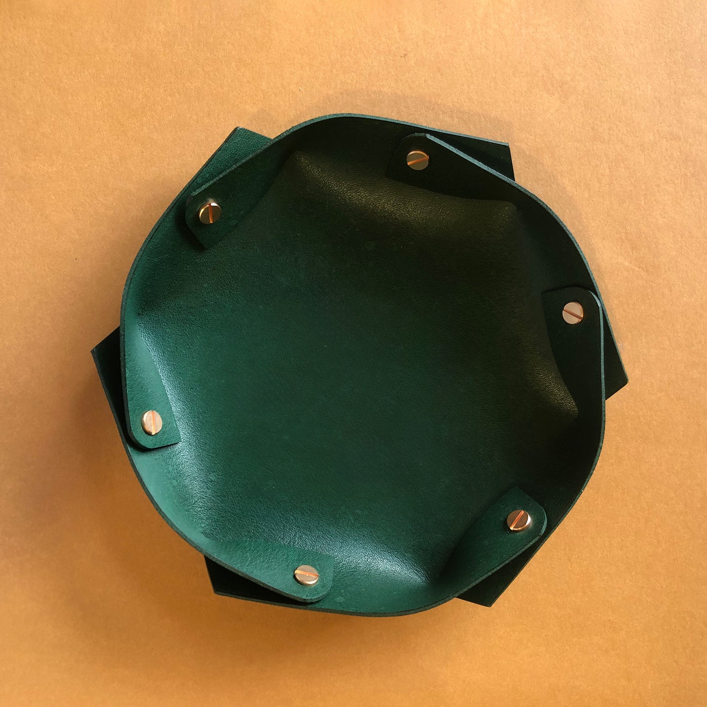 Leather Tray 六角皮革收納盤