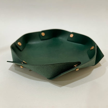 Leather Tray 六角皮革收納盤
