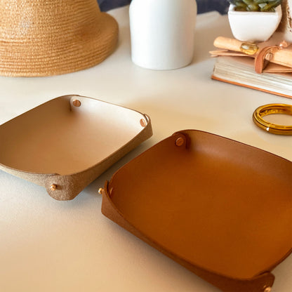 Leather Tray 皮革收納盤 方型 S/M
