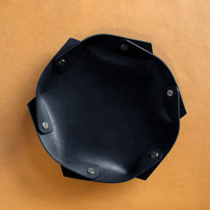 Leather Tray 六角皮革收納盤