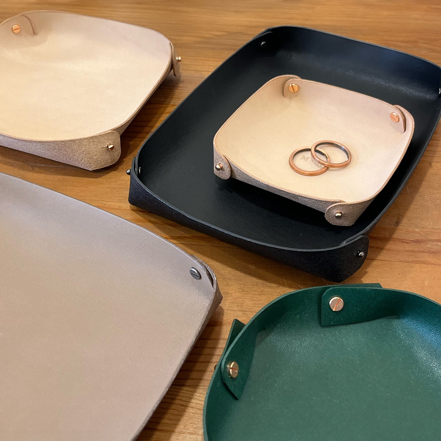 Leather Tray 皮革收納盤 長方型