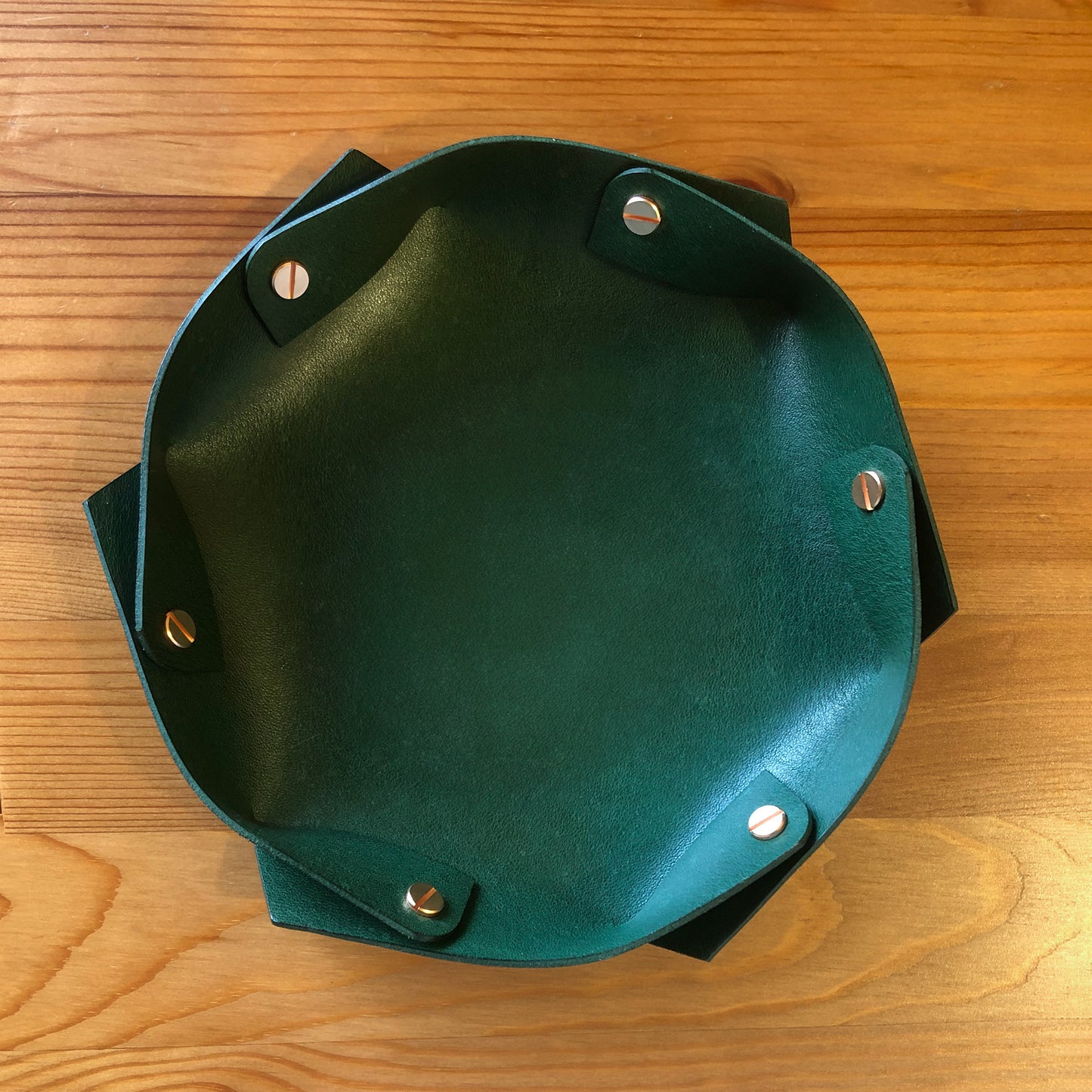 Leather Tray 六角皮革收納盤