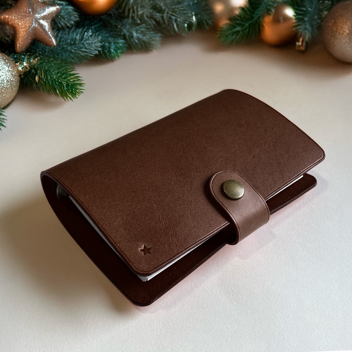 Mars A7 皮革六孔活頁筆記本/手帳/萬用手冊