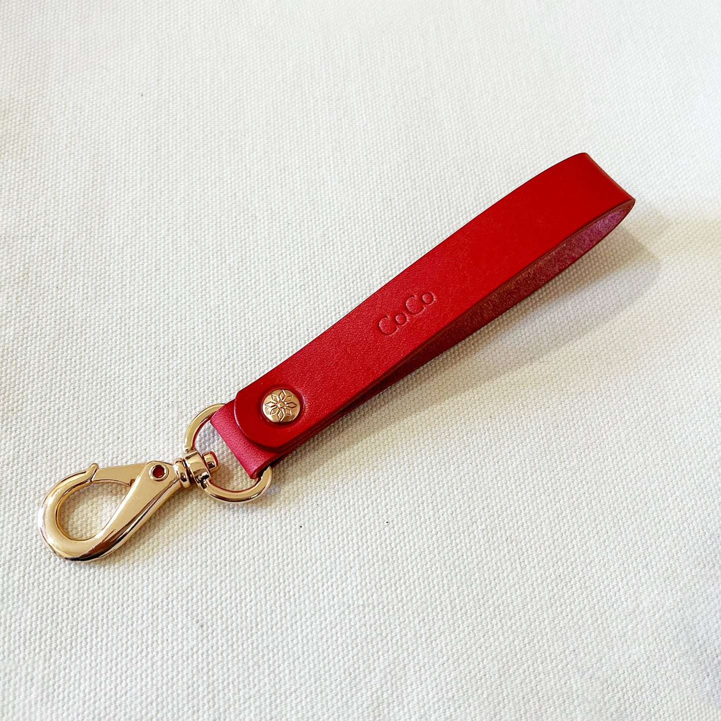 Paris 皮革鑰匙圈