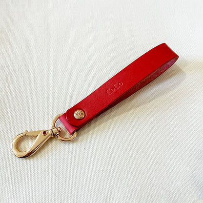 Paris 皮革鑰匙圈
