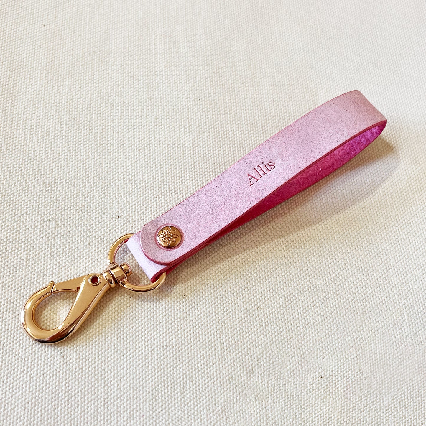 Paris 皮革鑰匙圈