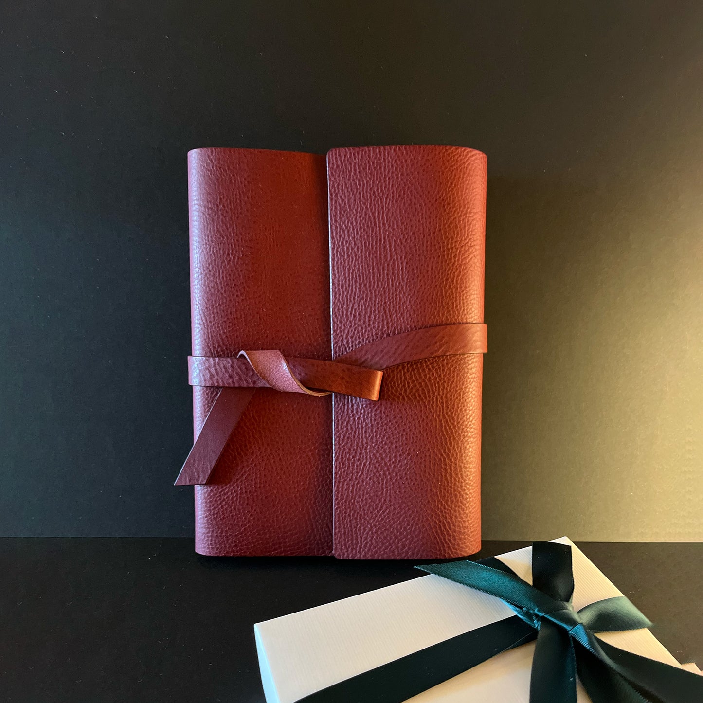 Roma A5 皮革筆記本封套 酒紅色/午夜黑/Espresso