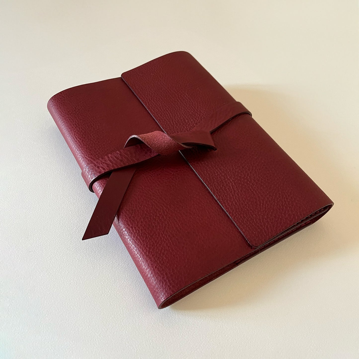 Roma A5 皮革筆記本封套 酒紅色/午夜黑/Espresso