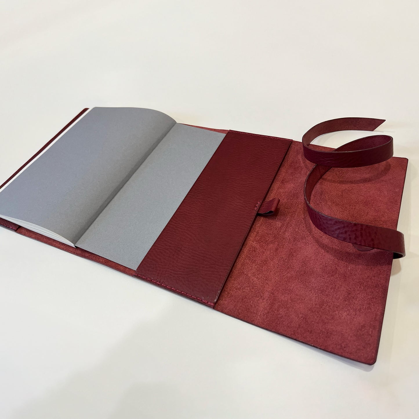 Roma A5 皮革筆記本封套 酒紅色/午夜黑/Espresso