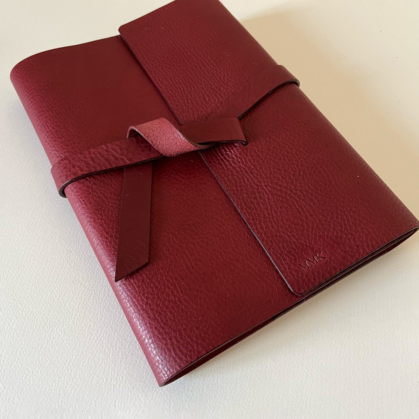 Roma A5 皮革筆記本封套 酒紅色/午夜黑/Espresso