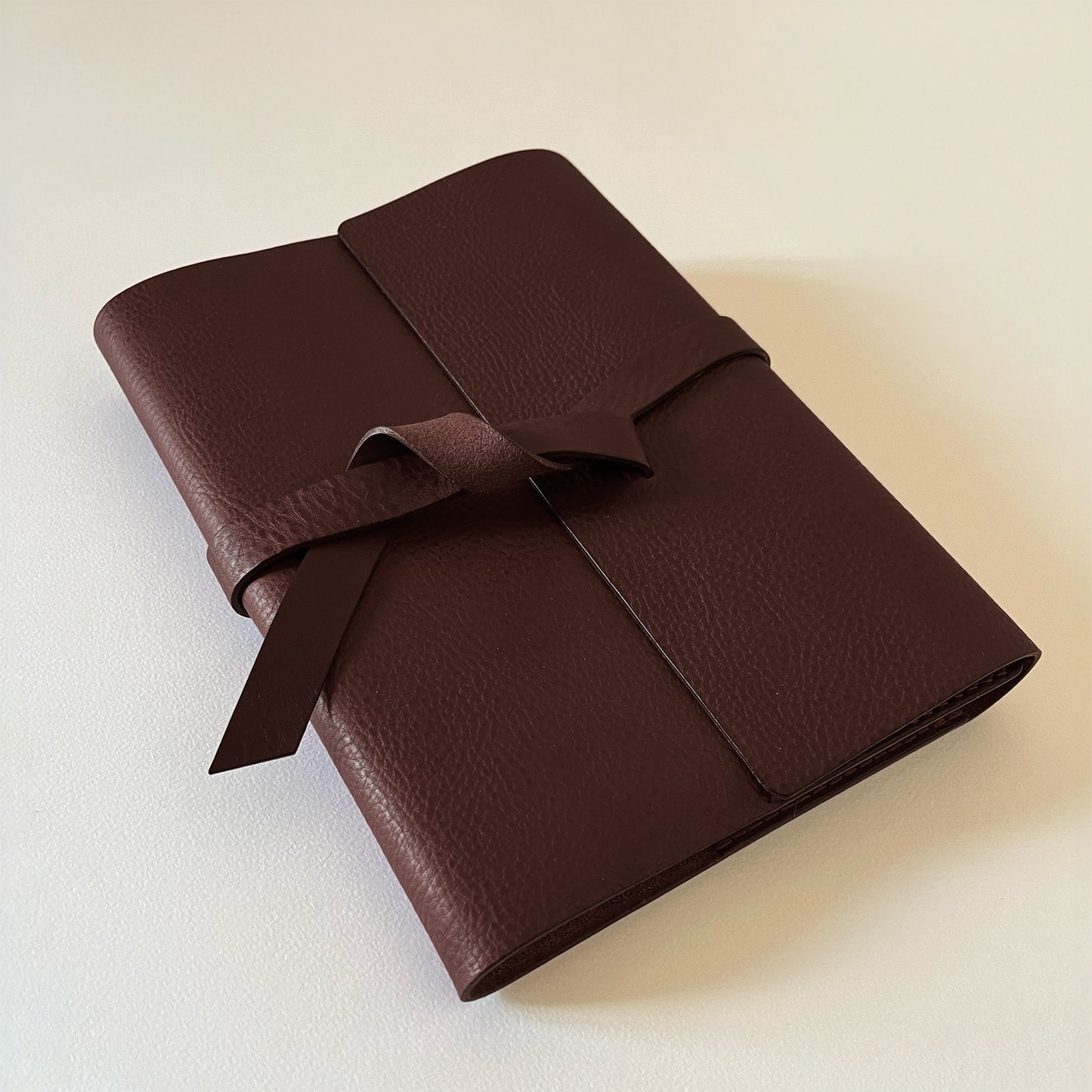 Roma A5 皮革筆記本封套 酒紅色/午夜黑/Espresso
