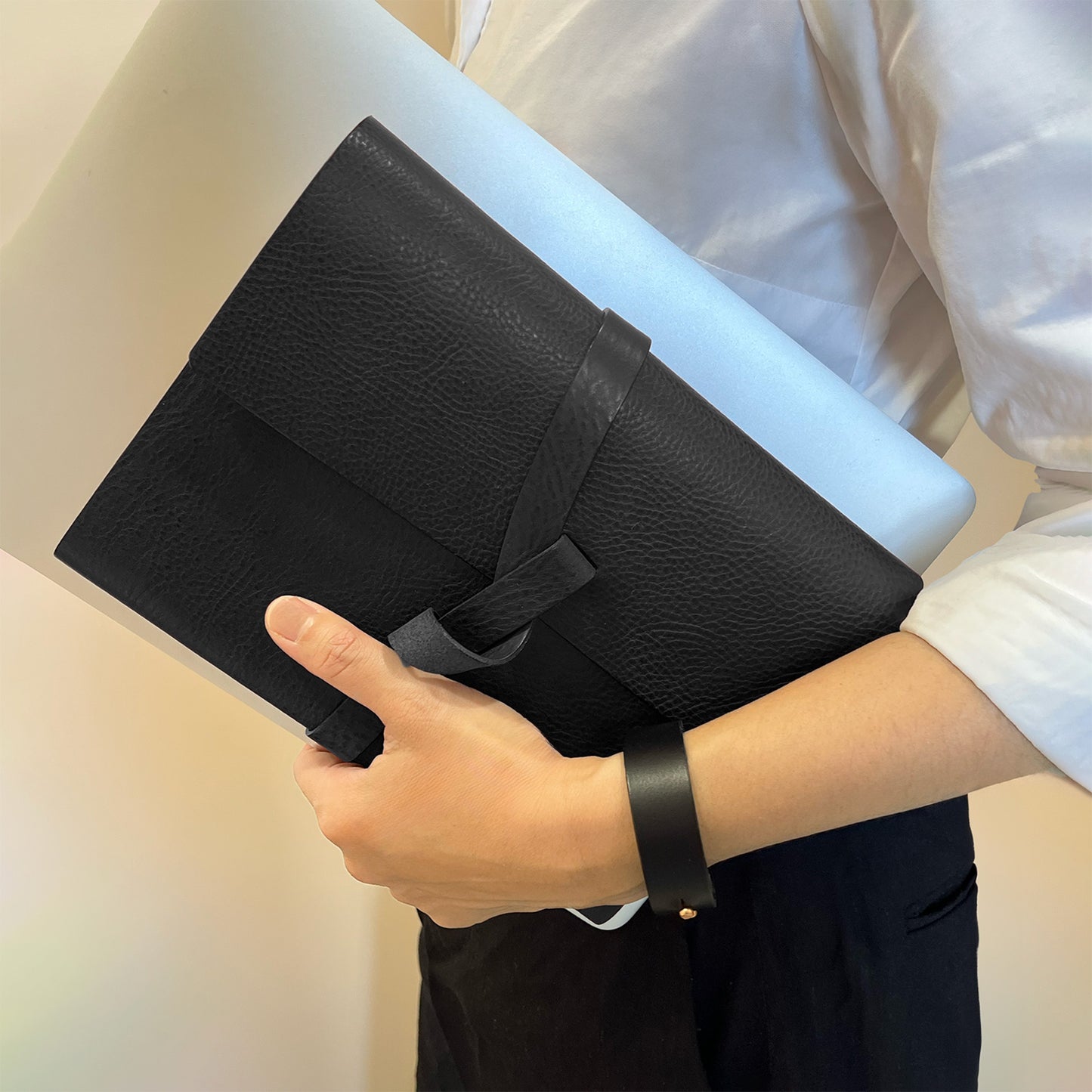 Roma A5 皮革筆記本封套 酒紅色/午夜黑/Espresso