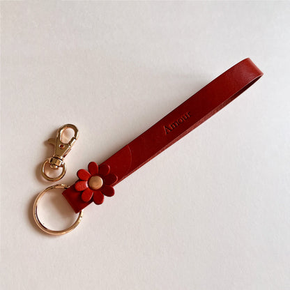 The One 皮革鑰匙圈