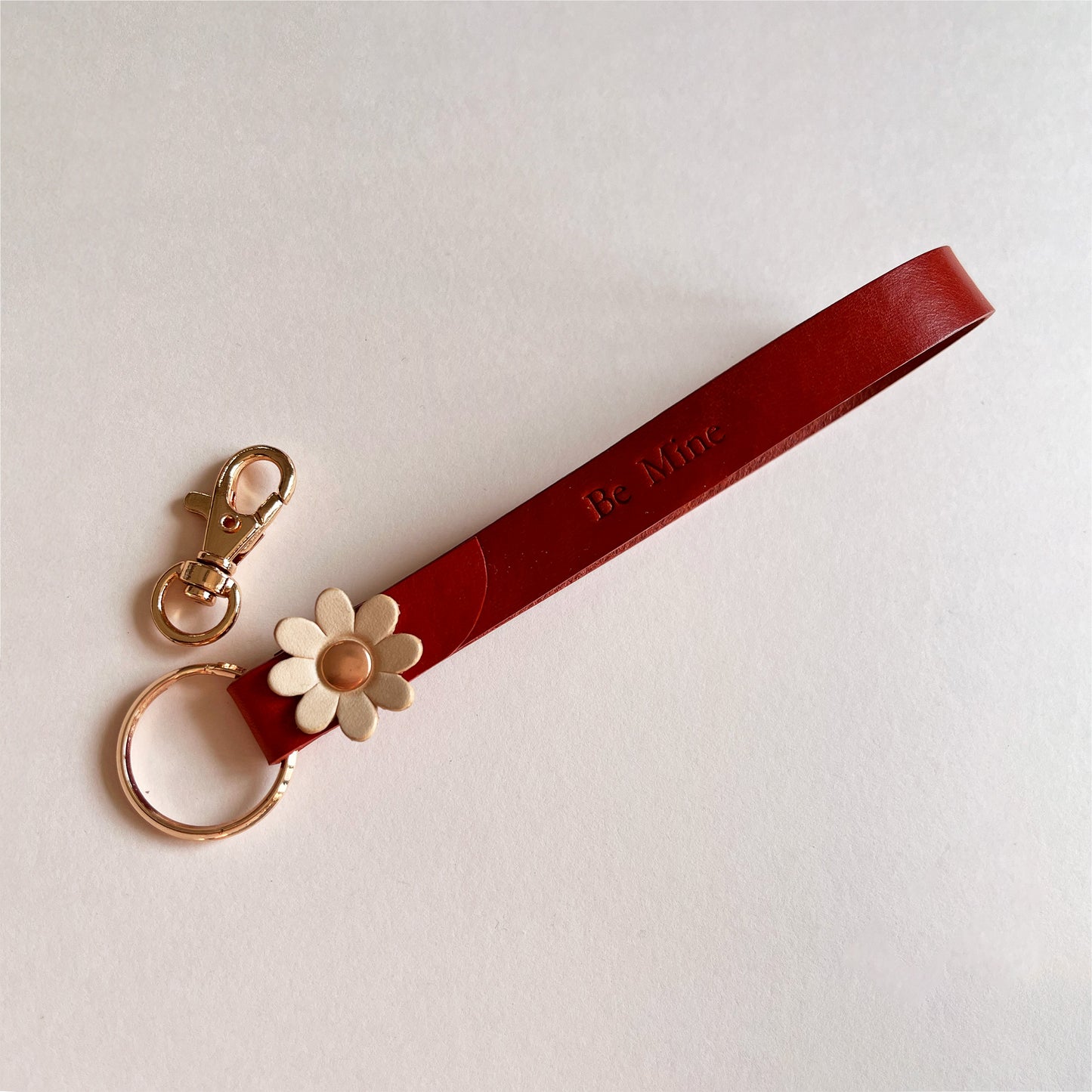 The One 皮革鑰匙圈