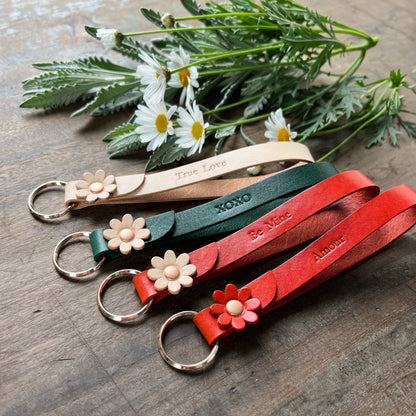 The One 皮革鑰匙圈