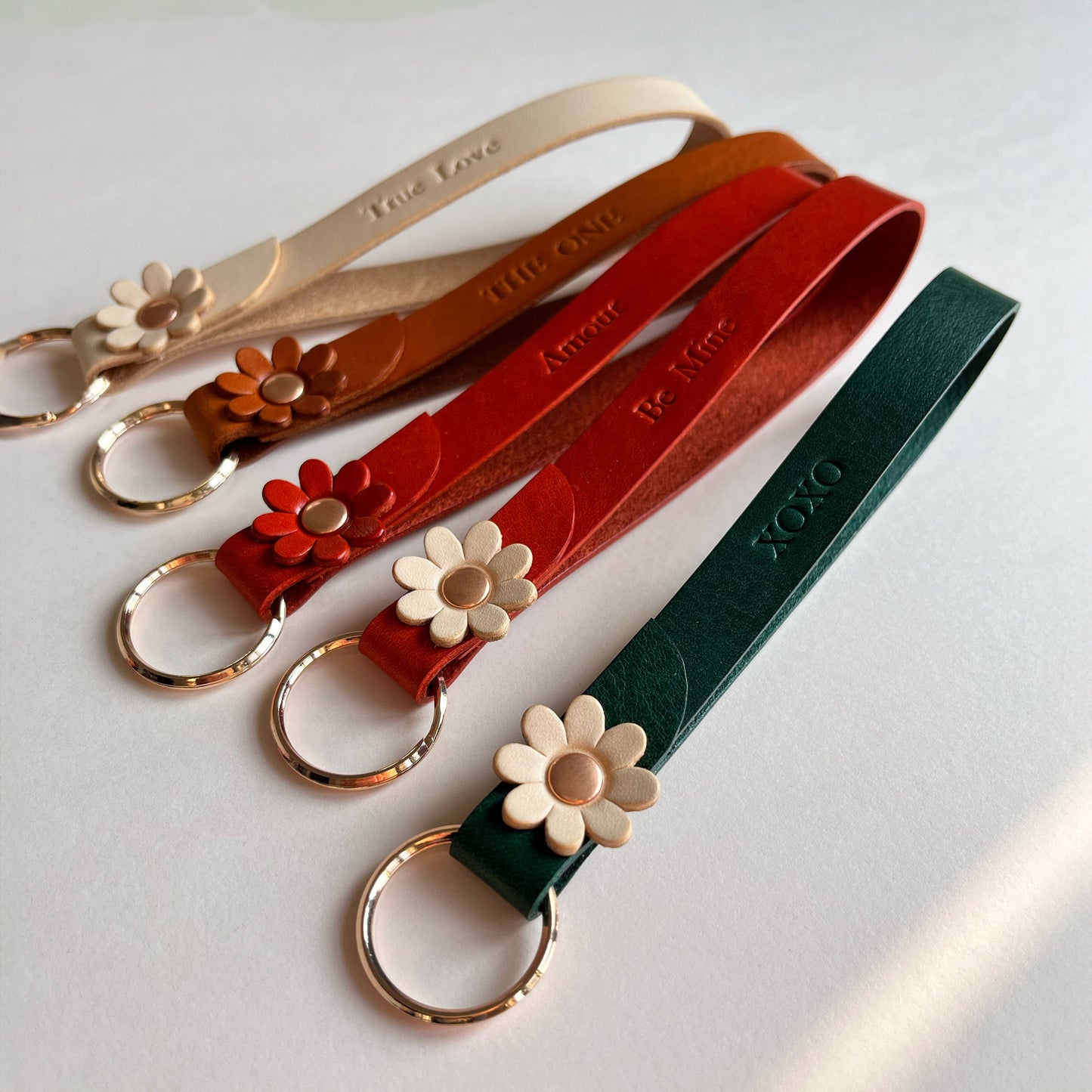 The One 皮革鑰匙圈