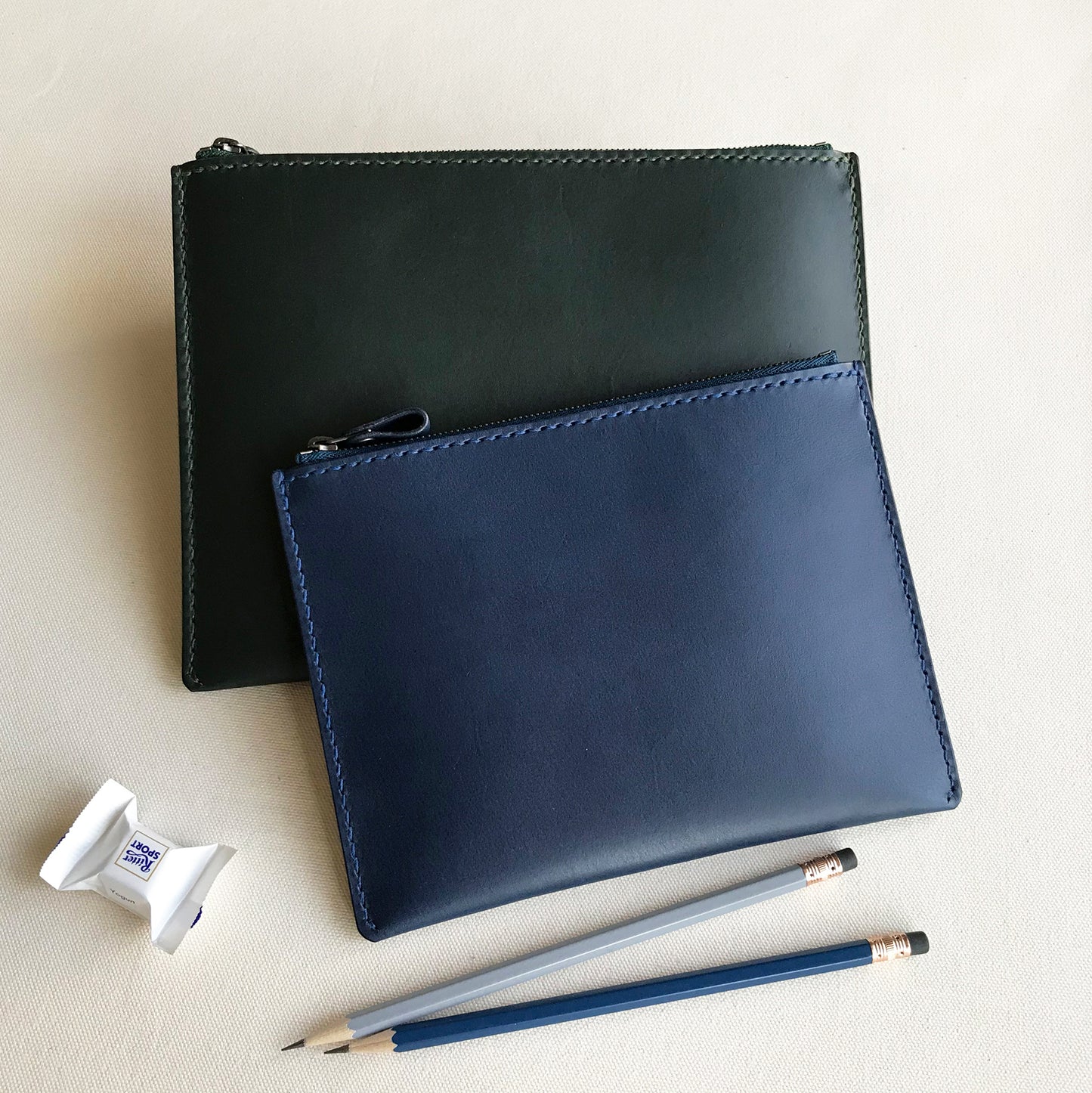 TOGO 皮革收納包 航海藍