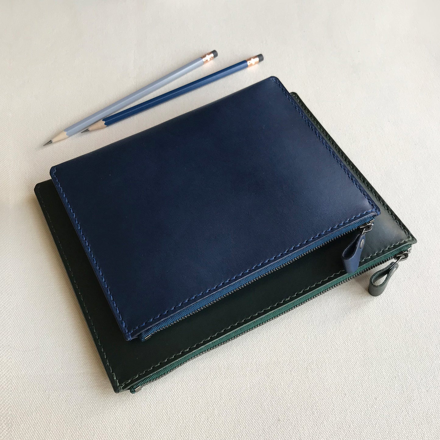 TOGO 皮革收納包 航海藍