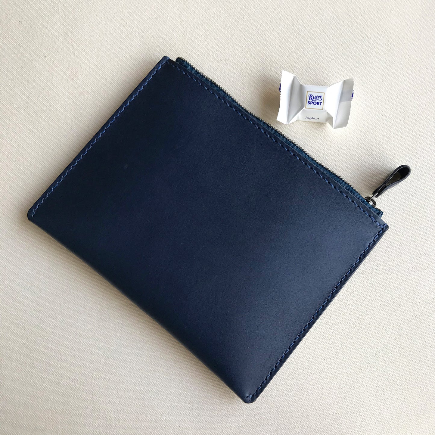 TOGO 皮革收納包 航海藍