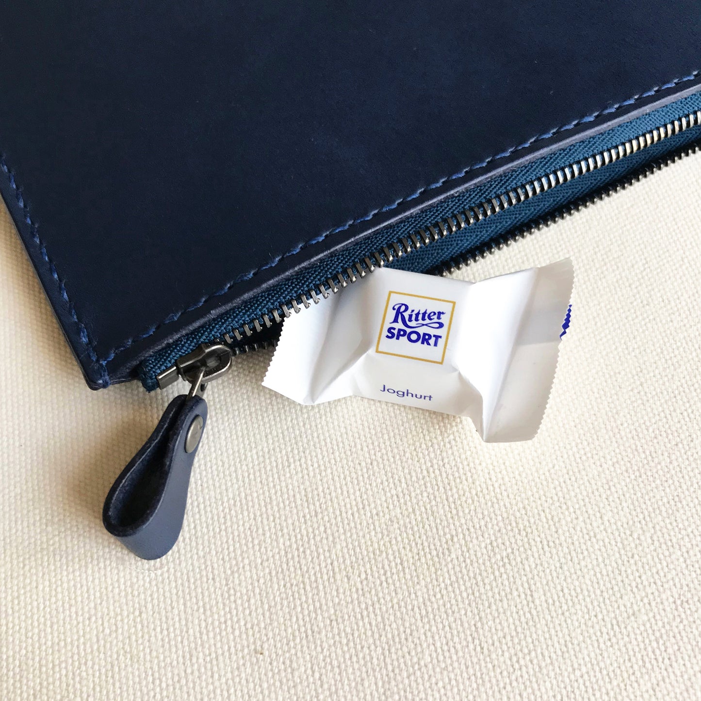 TOGO 皮革收納包 航海藍