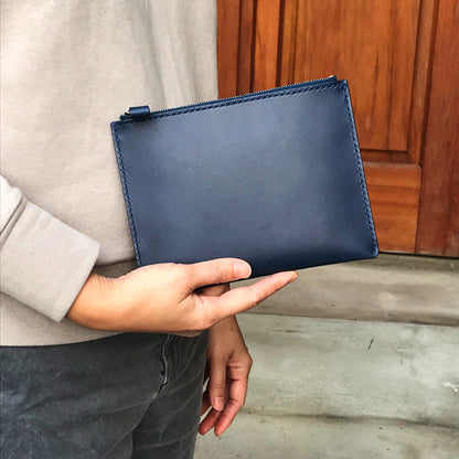 TOGO 皮革收納包 航海藍