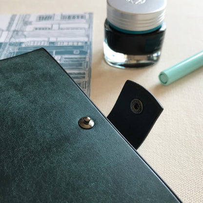 Uffizi A7 皮革六孔活頁筆記本封套